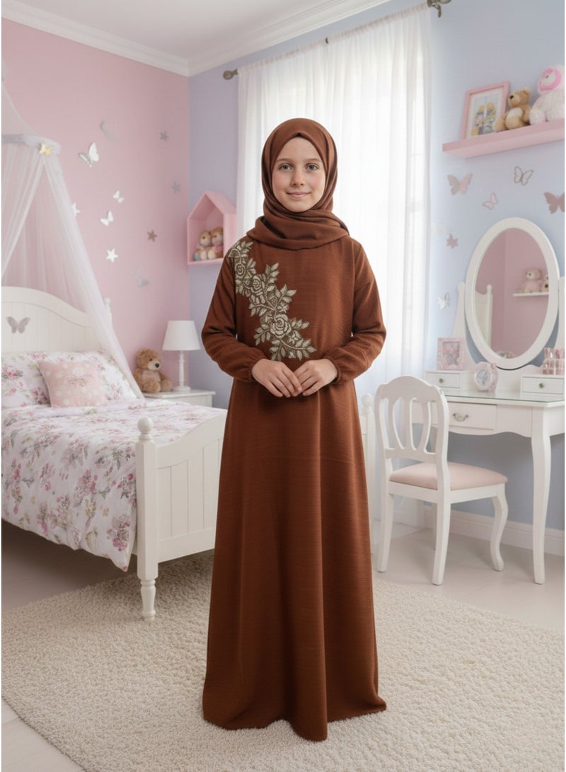 لينا فاشون شرشف صلاة اطفال بناتى مع حجاب متصل - Image 1